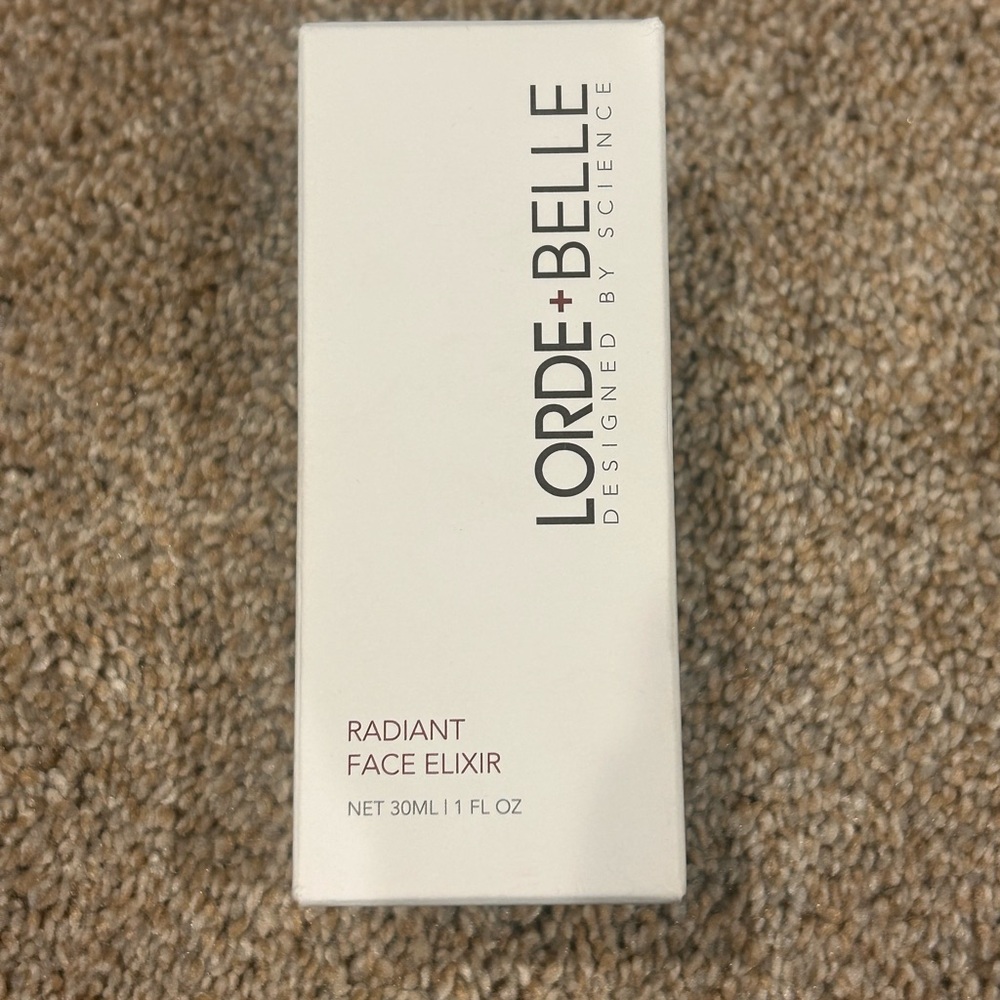 Lorde + Belle radiant face elixir 1fl oz NEW
